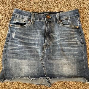 jean skirt